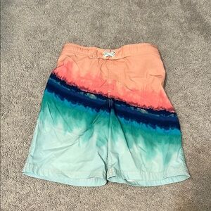 Wonder Nation Kids Swim Trunks - Peach, Coral, Teal, and Aqua